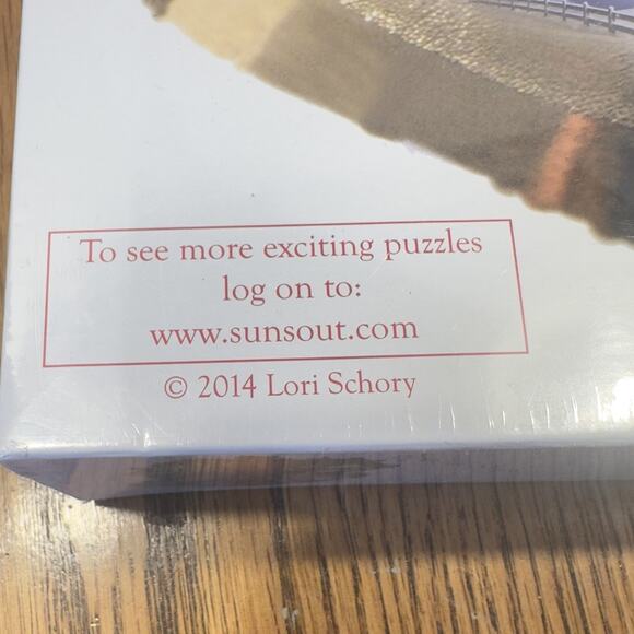 RARE 2014 SunsOut Christmas Bell Shaped Puzzle 750 Pc Lori Schory NEW SEALED HTF - Picture 5 of 10